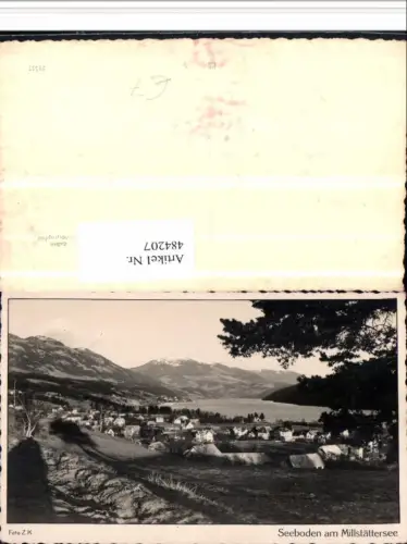 484207,Seeboden am Millstättersee Teilansicht Bergkulisse
