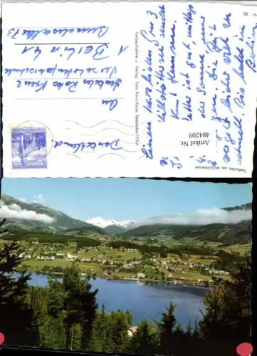 484209,Seeboden am Millstättersee Totale Bergkulisse