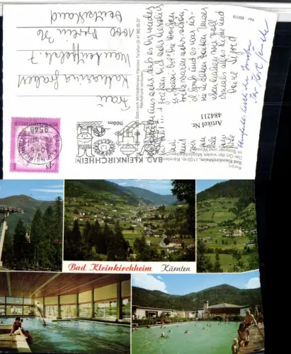 484211,Bad Kleinkirchheim Totale Sessellift Freibad Mehrbildkarte