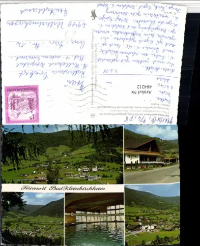 484212,Bad Kleinkirchheim Totale Hallenbad Mehrbildkarte