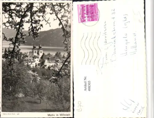 498303,Millstatt am See Teilansicht Baumblüte