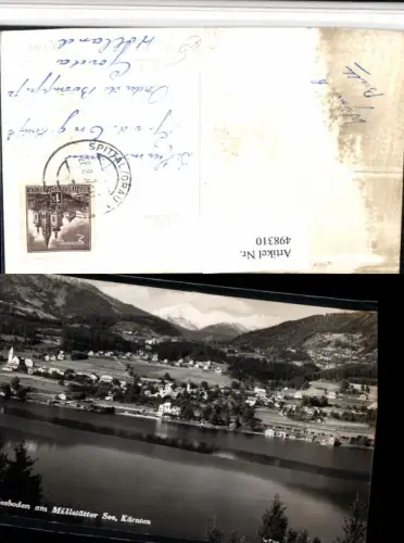 498310,Seeboden am Millstätter See Totale Bergkulisse
