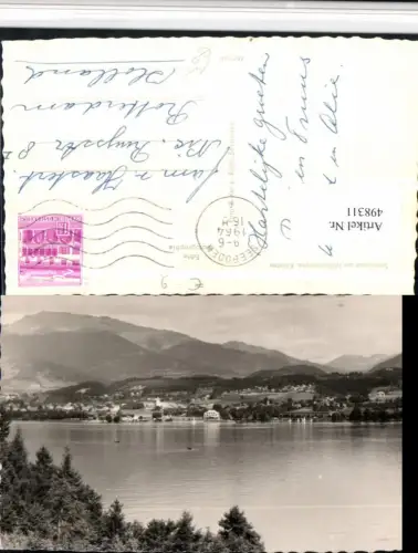 498311,Seeboden am Millstättersee Totale Bergkulisse