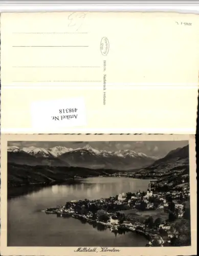 498318,Millstatt am See Totale Bergkulisse
