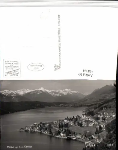 498324,Millstatt am See Totale Bergkulisse