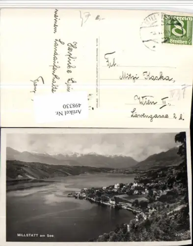 498330,Millstatt am See Totale Bergkulisse