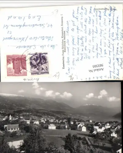 503505,Seeboden am Millstättersee Totale Bergkulisse pub F. Schilcher 338