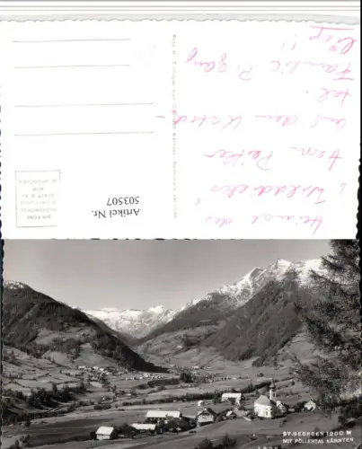 503507,St. Georgen im Pöllertal Totale Bergkulisse