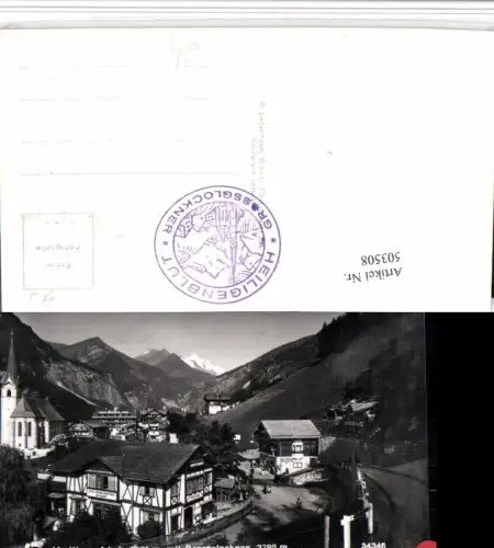 503508,Heiligenblut Totale m. Großglockner Bergkulisse