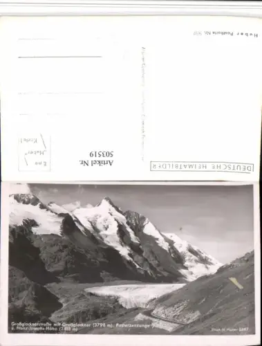 503519,Großglockner Pasterzenzunge b. Heiligenblut Bergkulisse