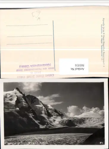 503531,Großglockner Johannisberg Pasterze b. Heiligenblut Bergkulisse