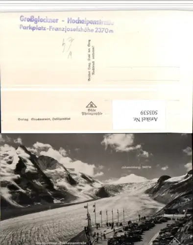 503539,Parkplatz Freiwandeck m. Großglockner b. Heiligenblut Bergkulisse