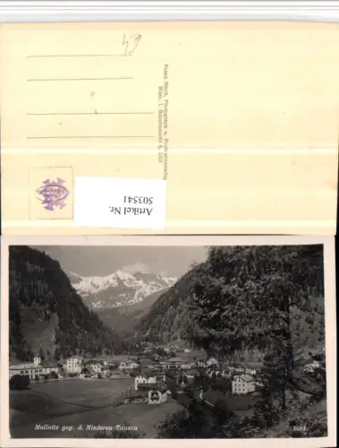503541,Mallnitz Totale geg. Niederen Tauern Bergkulisse
