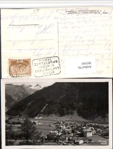 503543,Mallnitz Totale m. Seebachtal u. Ankogel Bergkulisse