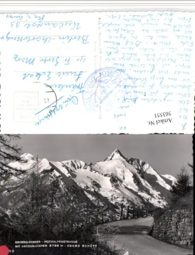 503551,Großglockner Hochalpenstraße b. Heiligenblut Obere Schütt Bergkulisse