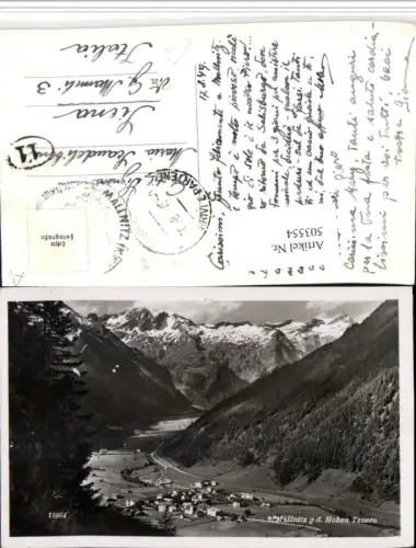 503554,Mallnitz Totale geg. Hohen Tauern Bergkulisse