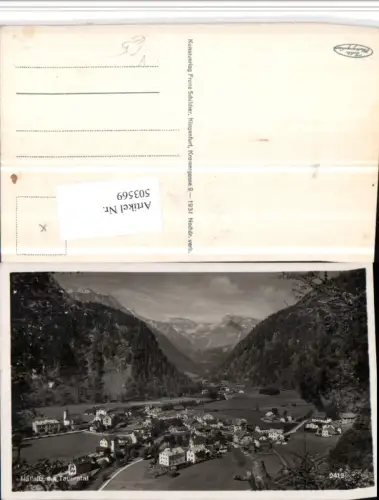 503569,Mallnitz Totale geg. Tauerntal Bergkulisse pub F. Schilcher 2412