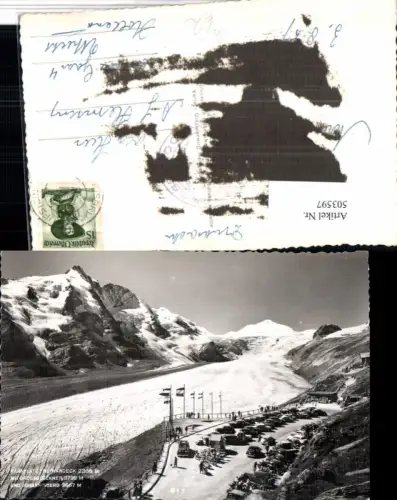 503597,Parkplatz Freiwandeck b. Heiligenblut m. Großglockner Bergkulisse