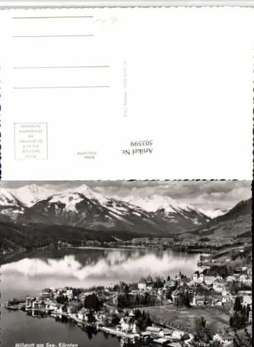 503599,Millstatt am See Totale Bergkulisse