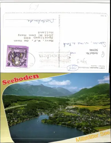 503946,Seeboden am Millstättersee Totale Bergkulisse