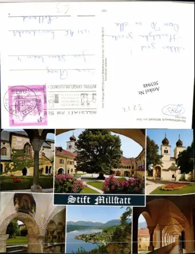 503948,Millstatt am See Totale Stift Kreuzgang Arkaden Mehrbildkarte