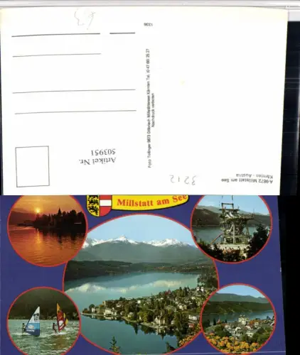 503951,Millstatt am See Totale Springturm Segler Mehrbildkarte