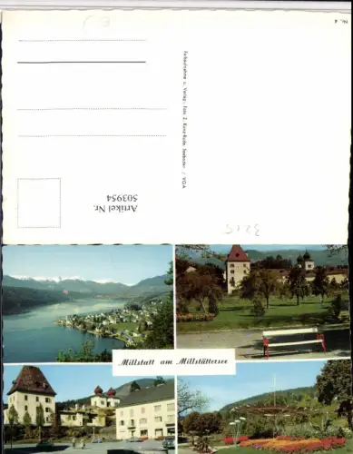 503954,Millstatt am See Totale Stift Park Mehrbildkarte
