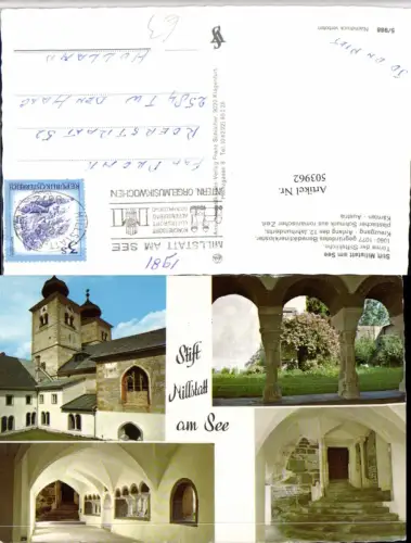 503962,Millstatt am See Stift Kirche Arkaden Stiege Mehrbildkarte