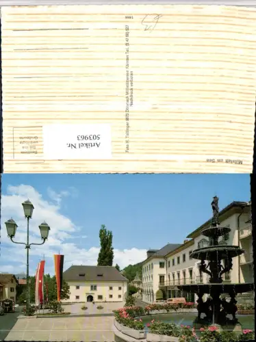 503963,Millstatt am See Hauptplatz Brunnen