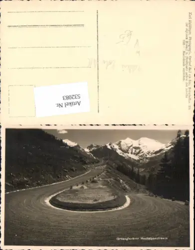 532083,seltene Foto-AK Grossglockner Hochalpenstrasse Heiligenblut