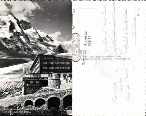 532153,Grossglockner Hochalpenstrasse Heiligenblut Franz Josef haus