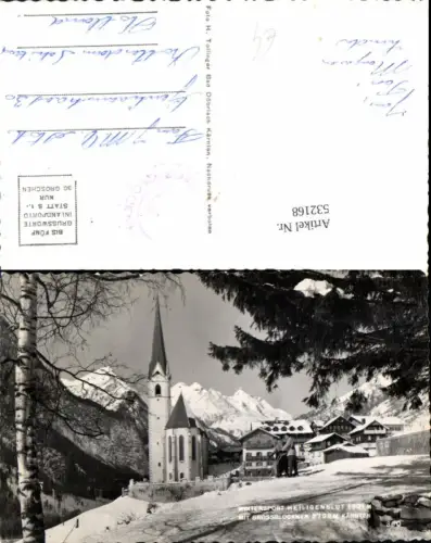 532168,Heiligenblut am Grossglockner Skifahrer im Ort