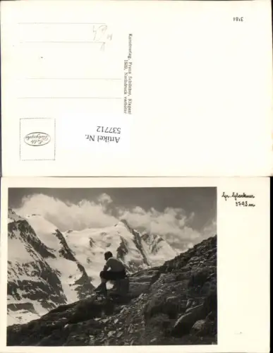 537712,Foto-AK Großglockner Bergsteiger Kletterer Heiligenblut