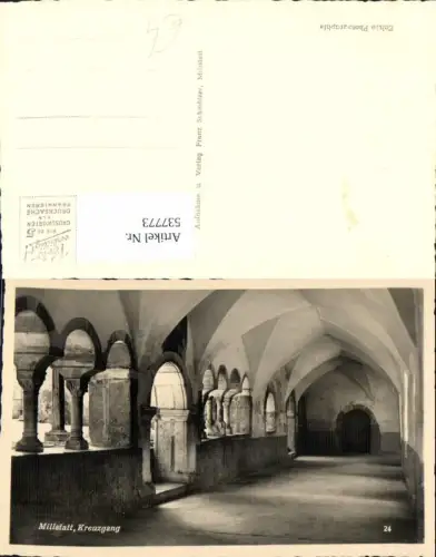 537773,Foto-AK Millstatt Kreuzgang pub Schmölzer 24