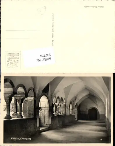 537778,Foto-AK Millstatt am See Kreuzgang pub Schmölzer 24