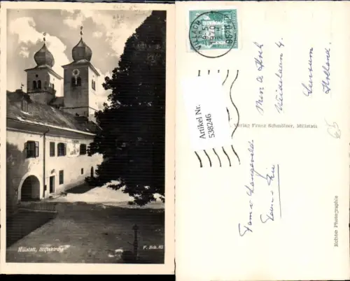 538246,Foto-AK Millstatt am See Stiftskirche