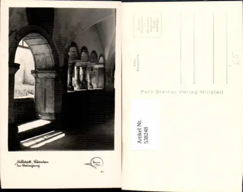 538248,Foto-AK Millstatt am See Kreuzgang pub Foto Steiner