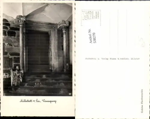 538270,Foto-AK Millstatt am See Kreuzgang pub Schmölzer 83