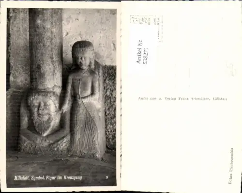 538271,Foto-AK Millstatt am See Figur im Kreuzgang pub Schmölzer 9