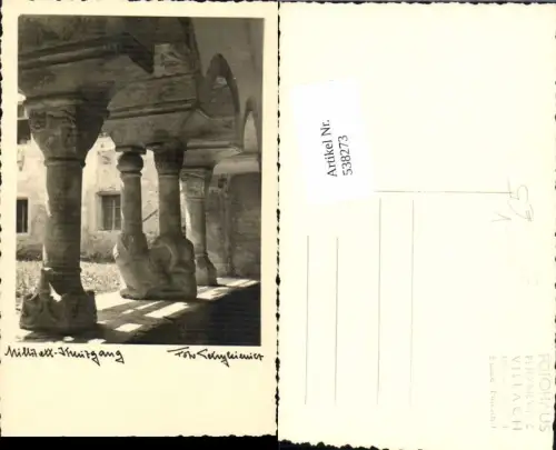 538273,tolle Foto-AK Millstatt am See Kreuzgang pub Foto Petry Kiewicz Villach