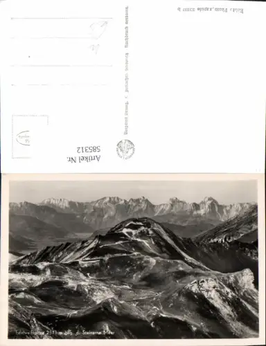 585312,Foto Ak Edelweißspitze geg. d. Steinere Meer Heiligenblut am Großglockner