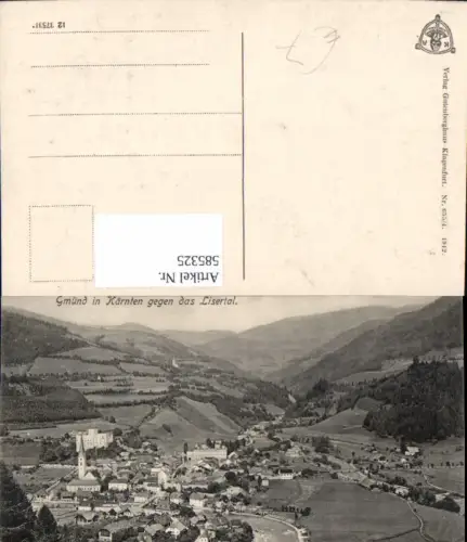 585325,Gmünd i. Kärnten geg. d. Lisertal