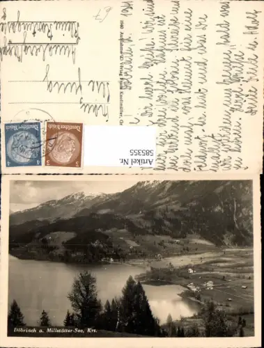 585355,Foto Ak Radenthein Döbriach a. Millstättersee Ansicht