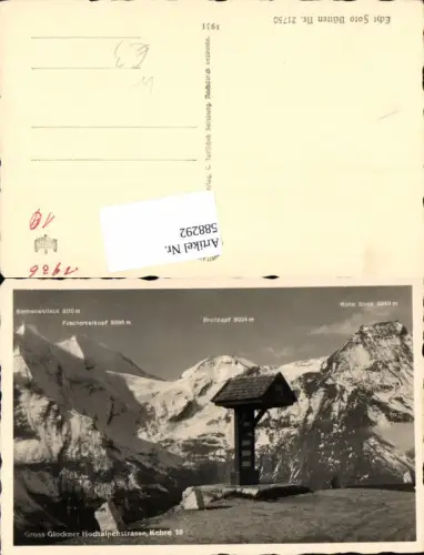 588292,Grossglockner Hochalpenstrasse Heiligenblut Kehre 10