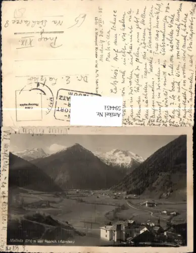 594451,Foto Ak Mallnitz v. Rabisch