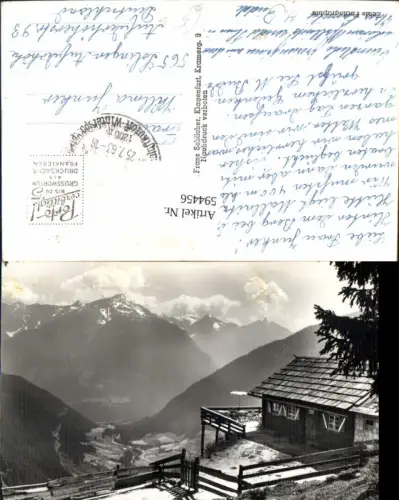 594456,Foto Ak Mallnitz Wolligerhütte m. Kreuzeckgruppe