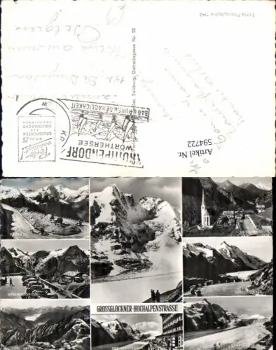 594722,Mehrbild Ak Großglockner-Hochalpenstraße Heiligenblut am Großglockner