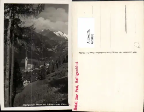 629093,Foto Ak Heiligenblut a. Großglockner Ansicht m. Kirche