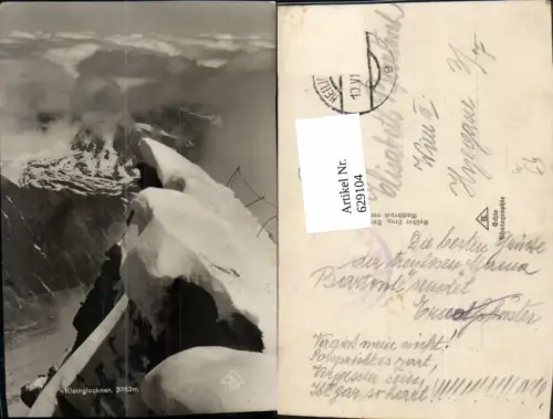 629104,Foto Ak Kleinglockner Gipfel Heiligenblut a. Großglockner
