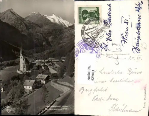 629103,Foto Ak Heiligenblut a. Großglockner